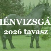 Ménvizsgák – 2026 tavasz