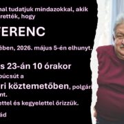 Gyászhír – Elhunyt Nagy Ferenc
